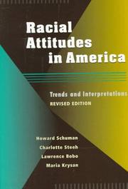 Cover of: Racial Attitudes in America | Howard Schuman