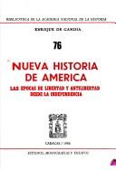 Cover of: Nueva historia de América by Enrique de Gandía