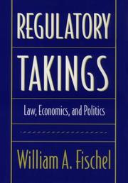 Regulatory takings by William A. Fischel