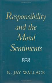 Cover of: Responsibility and the moral sentiments