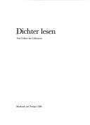 Cover of: Dichter lesen