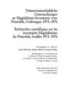 Naturwissenschaftliche Untersuchungen an Magdalénien-Inventaren vom Petersfels, Grabungen 1974-1976 by Gerd Albrecht