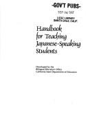 Cover of: Handbook for teaching Japanese-speaking students