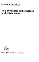 Cover of: The white hail in the orchard and other poems