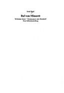 Cover of: Ruf vom Minarett: Weltislam heute, Renaissance oder Rückfall? : eine Selbstdarstellung