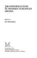 Cover of: Transformations in modern European drama