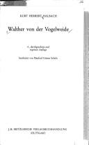 Cover of: Walther von der Vogelweide