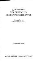 Cover of: Tendenzen der deutschen Gegenwartsliteratur