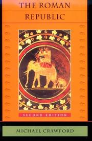 Cover of: The Roman republic by Crawford, Michael H.