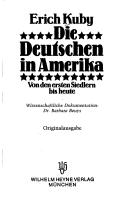 Cover of: Die Deutschen in Amerika: von den ersten Siedlern bis heute