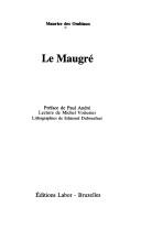 Cover of: Le maugré
