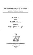 Cover of: Choix de fabliaux by publié par Guy Raynaud de Lage.