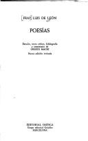 Cover of: Poesías by Luis de Léon