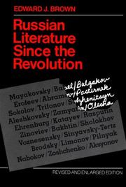Cover of: Russian literature since the revolution
