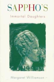 Cover of: Sappho's Immortal Daughters by Margaret Williamson