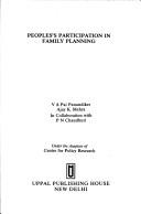 Cover of: People's participation in family planning