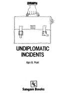 Cover of: Undiplomatic incidents by Apa Pant