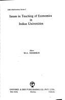Cover of: Issues in teaching of economics in Indian universities