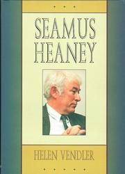 Cover of: Seamus Heaney by Helen Hennessy Vendler