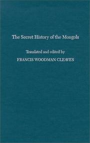 Cover of: The secret history of the Mongols