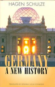 Cover of: Germany by Hagen Schulze