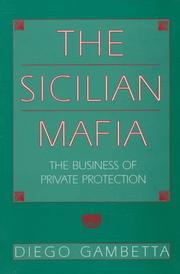 Cover of: The Sicilian Mafia | Diego Gambetta