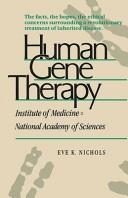 Cover of: Human gene therapy