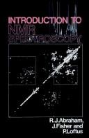 Cover of: Introduction to NMR spectroscopy