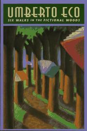 Cover of: Six Walks in the Fictional Woods by Umberto Eco
