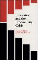 Cover of: Innovation and the productivity crisis