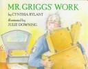 Cover of: Mr Griggs' Work