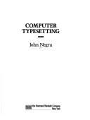 Cover of: Computer typesetting