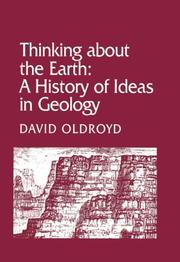 Cover of: Thinking about the earth by D. R. Oldroyd