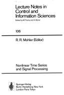 Cover of: Nonlinear time series and signal processing