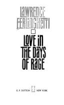 Cover of: Love in the days of rage