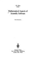 Cover of: Mathematical aspects of scientific software