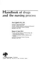 Cover of: Handbook of drugs and the nursing process
