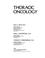 Cover of: Thoracic oncology