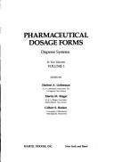 Cover of: Pharmaceutical dosage forms--disperse systems