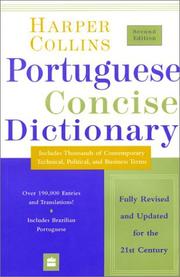 Cover of: Collins Portuguese Concise Dictionary 2e (HarperCollins Concise Dictionaries)