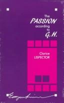 Cover of: The passion according to G.H