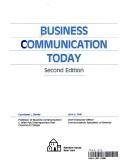 Cover of: Business communication today by Courtland L. Bovée, Courtland L. Bovée