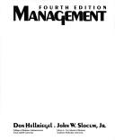 Cover of: Management by Don Hellriegel