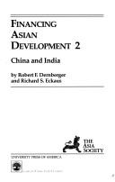 Cover of: Financing Asian development 2: China and India