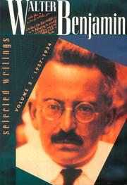 Cover of: Selected writings | Walter Benjamin