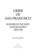 Grier of San Francisco by William M. Grier