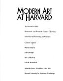 Cover of: Modern art at Harvard: the formation of the nineteenth- and twentieth-century collections of the Harvard University Art Museums