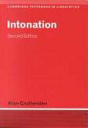 Cover of: Intonation by Alan Cruttenden, Alan Cruttenden