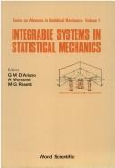Cover of: Integrable systems in statistical mechanics