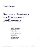 Cover of: Statistical inference for management and economics